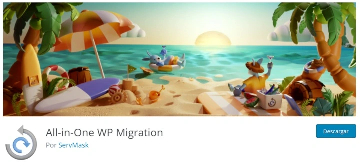 all-in-one-wp-migration migracion de pagina web en wordpress